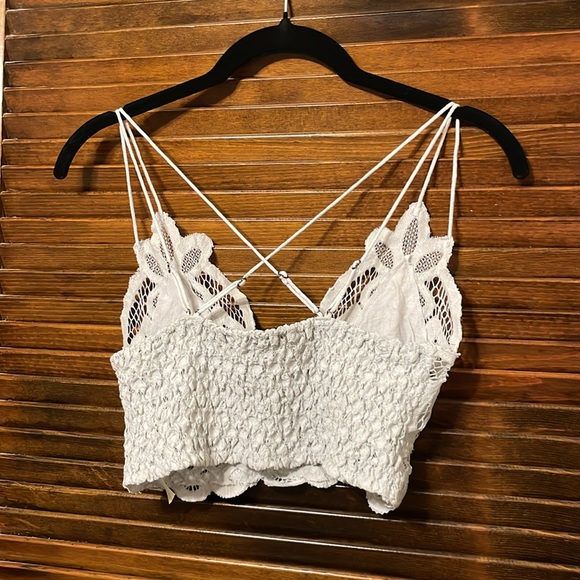 Free People Light Grey Adella Bralette - Picture 7 of 7